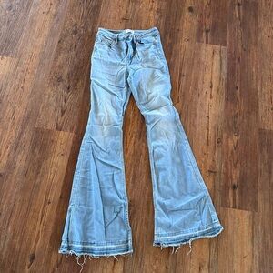 Shyanne Light Blue bell bottom Jeans